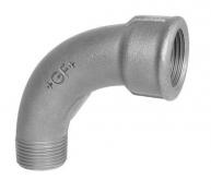 GF Galvaniseret lang bøjning - Muffe/Nippel - 3/4