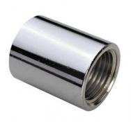 3/4 forkromet messing muffe/muffe