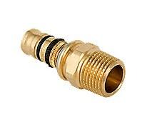 Geberit Mepla adapter 26 mm - &frac12;" nippel