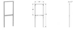 Geberit Monolith afstandsramme Geberit Monolith afstandsramme