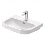 Duravit D-code 60 hndvask t/vg - 1 hanehul