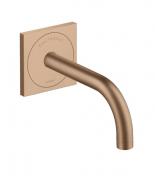 Hansgrohe Axor Uno elektronisk håndvaskarmatur til indbygning - 165 mm - Børstet rødguld