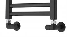 TVS ventilsæt type 150, vinkelløbende, vendbar - Sort TVS ventilsæt type 150, vinkelløbende, vendbar - Sort