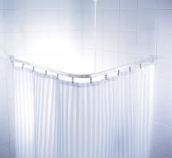 Ridder universal bruseforhængsstang m/kroge - Hvid