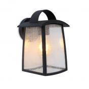 Lutec Tradition Kelsey udendrslampe til vg m/regnglas - Stor - Mat sort