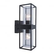 Lutec Tradition Flair dobbelt udendrslampe til vg - Mat sort
