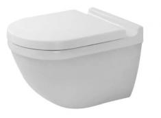 Duravit Starck 3 væghængt toilet m/skjult montering og wondergliss