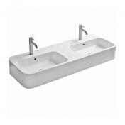 Lavabo Cosa 120 dobbelt hndvask t/vg eller bord - 2 hanehuller