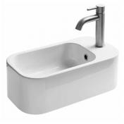 Lavabo Cosa 48 fritstende bowlevask - Med overlb - 1 hanehul