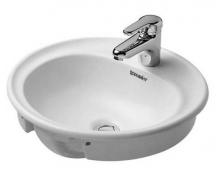 Duravit Manua 48 hndvask t/nedfldning - 1 hanehul - Med overlb
