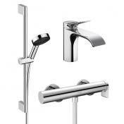 hansgrohe Vivenis komplet pakke til badevrelse - Krom