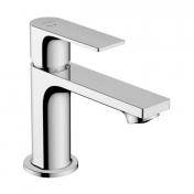 hansgrohe Rebris E 80 håndvaskarmatur m/Coolstart og løft-op bundventil - Krom