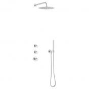 Damixa Iris XS 1 300 brusesæt til indbygning - Krom