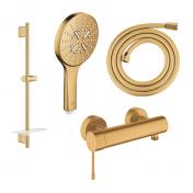 Grohe Rainshower SmartActive komplet brusesystem - 600 mm - Brstet cool sunrise