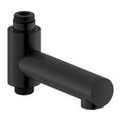 Damixa Iris svingtud til termostat m/omskifter - Mat sort