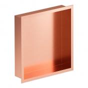 Damixa Zen badevrelseshylde til indbygning - Firkantet - Brstet kobber
