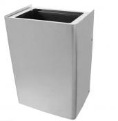 Randi Line vghngt affaldskurv - Brstet rustfrit stl
