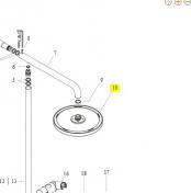 Hansgrohe Fox 200 hovedbruser - krom