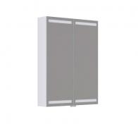 Dansani Level spejlskab 60 m/LED og lysstyring - Hvid mat