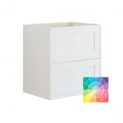 Dansani Luna Classic 60 sideskab m/skuffer og rammefront - Valgfri farve