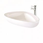 Strømberg Terca 59 fritstående bowlevask  - Uden hanehul - Uden overløb