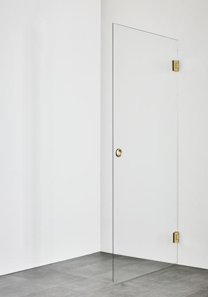 Hafa Infinity 90 brusedør - Messing