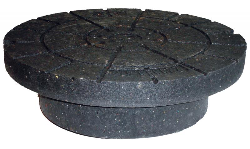 Lauridsen 425 mm dæksel t/ kegle med fals - 0,7 tons Lauridsen 425 mm dæksel t/ kegle med fals - 0,7 tons