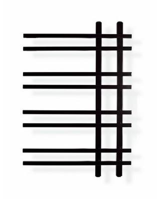 Svedbergs Vento håndklædetørrer - 55x120 cm - Sort Svedbergs Vento håndklædetørrer - 55x120 cm - Sort