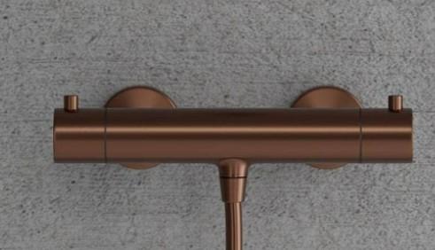 Primy Steel Pleasure 1 termostatarmatur - Amber (børstet kobber) Primy Steel Pleasure 1 termostatarmatur - Amber (børstet kobber)