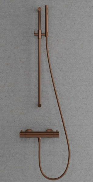 Primy Steel Pleasure 1 komplet brusesystem - Amber (børstet kobber) Primy Steel Pleasure 1 komplet brusesystem - Amber (børstet kobber)