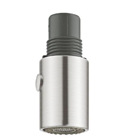 Grohe udtræksbruser med omskifter - Steel