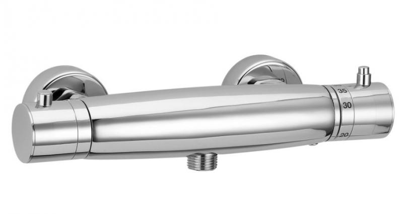 Cassøe brusetermostat - Krom