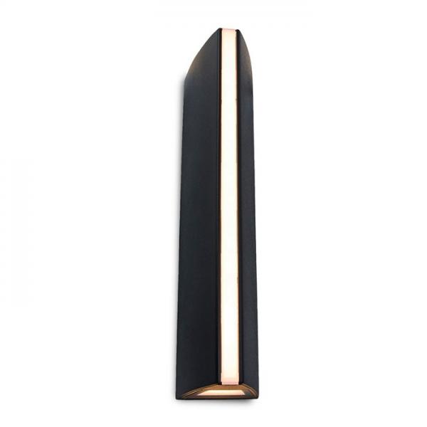 Lutec Architectural Leo udendørslampe til væg - Mat sort Lutec Architectural Leo udendørslampe til væg - Mat sort