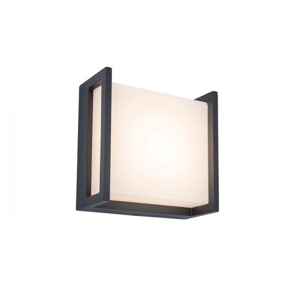 Lutec Architectural Qubo udendørslampe til væg 14 x 14 cm
