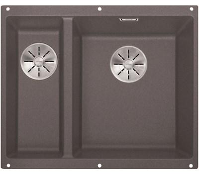 Blanco Subline 340/160-U køkkenvask - Højre - Klippegrå