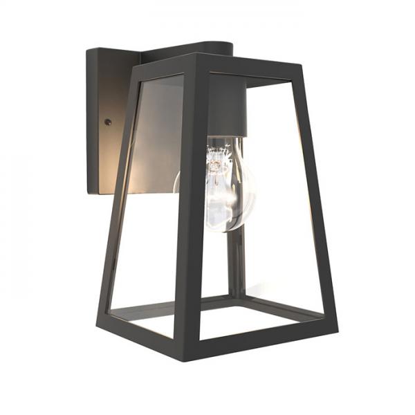 Lutec Tradition Fia udendørslampe til væg - Mat sort