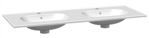 Dansani Kantate 120 dobbelt møbelvask - 2 hanehuller Dansani Kantate 120 dobbelt møbelvask - 2 hanehuller