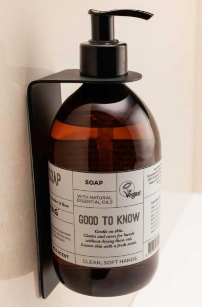 Lavabo Luna holder til sæbedispenser - Mat sort Lavabo Luna holder til sæbedispenser - Mat sort