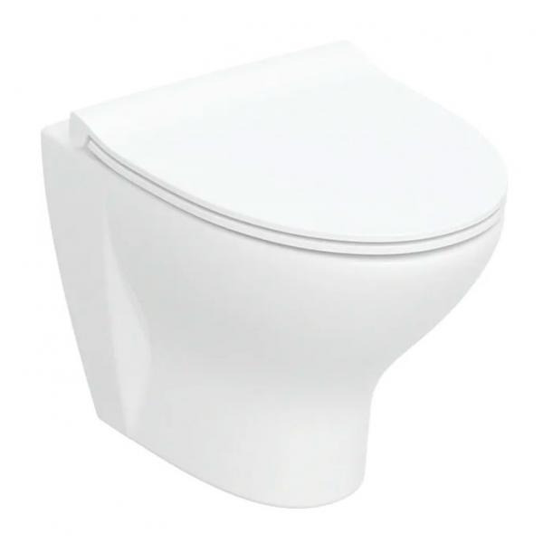 Ifö Spira Style Rimless væghængt toilet m/sæde og Ifö Clean Ifö Spira Style Rimless væghængt toilet m/sæde og Ifö Clean