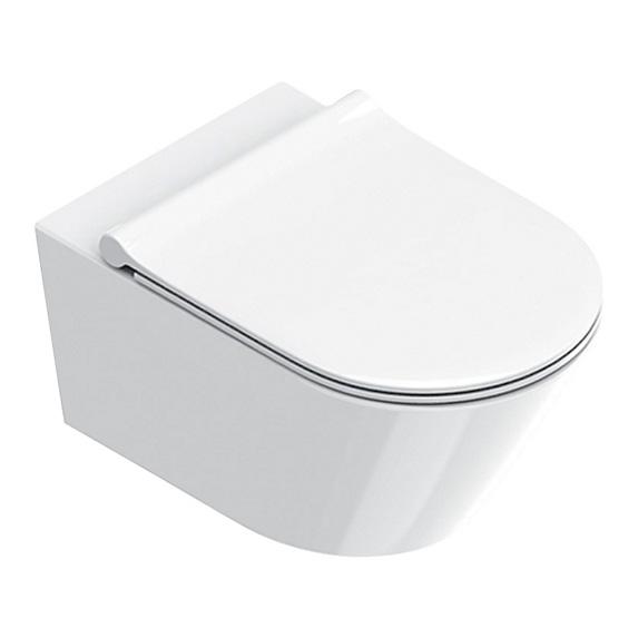 Catalano Zero 55 væghængt toilet m/Silentech, skjult montering og CataGlaze+