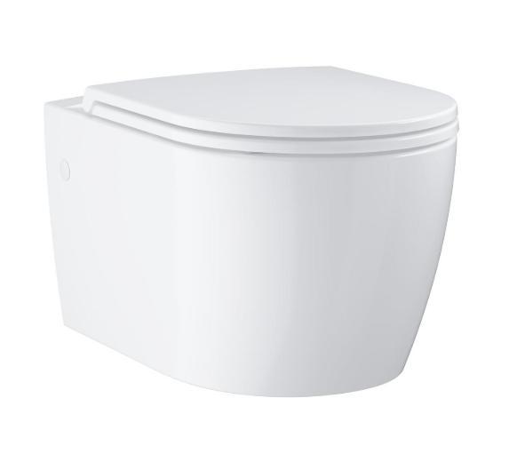 Grohe Start Round Ceramic væghængt toilet inkl sæde m/SoftClose og QuickRelease