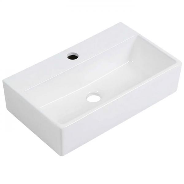 Lavabo Boxo 1080 SLIM 50 håndvask t/væg eller bord - 1 hanehul Lavabo Boxo 1080 SLIM 50 håndvask t/væg eller bord - 1 hanehul