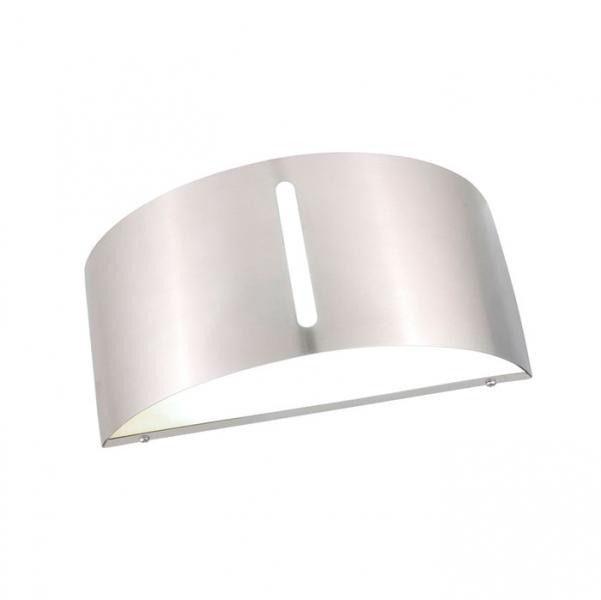 Lutec Architectural Bonn udendørslampe til væg - Rustfrit stål