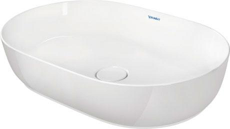 Duravit Luv 60 fritstående bowlevask - Uden hanehul - Wondergliss Duravit Luv 60 fritstående bowlevask - Uden hanehul - Wondergliss
