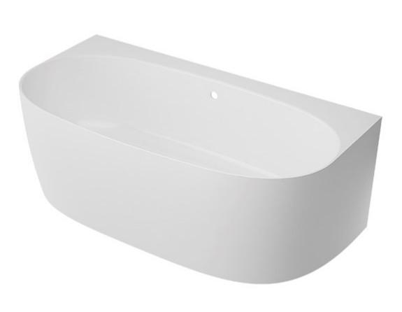 Strømberg Arden Back-To-Wall badekar 1600 x 860 mm - Mat hvid Strømberg Arden Back-To-Wall badekar 1600 x 860 mm - Mat hvid