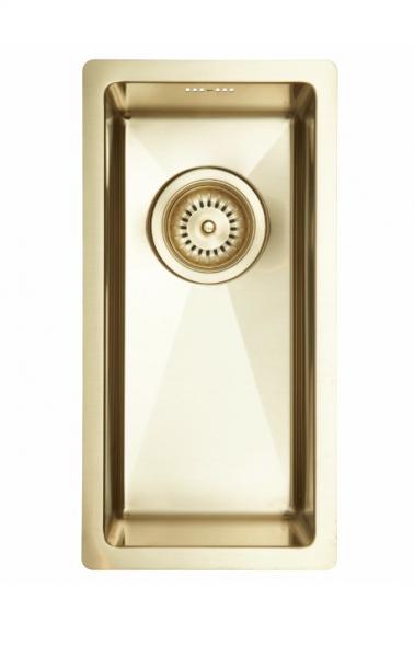 Lavabo Kubus 180 soft køkkenvask - Messing PVD