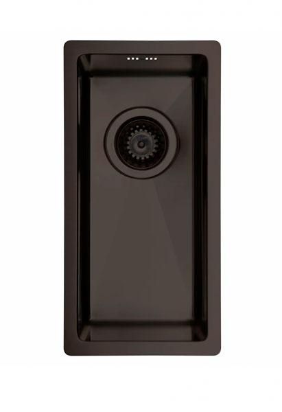 Lavabo Kubus 180 Soft køkkenvask - Dark bronze