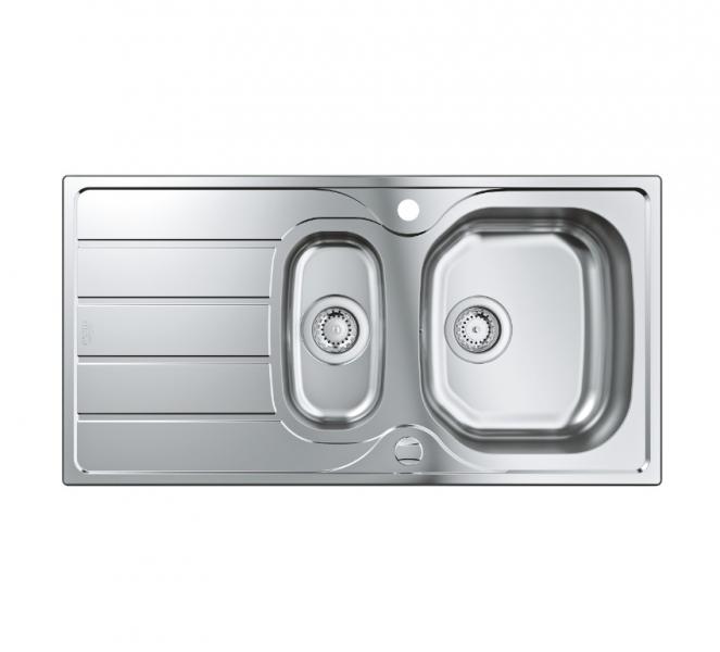 Grohe K200 køkkenvask m/afløbsbakke og skylleskål Grohe K200 køkkenvask m/afløbsbakke og skylleskål