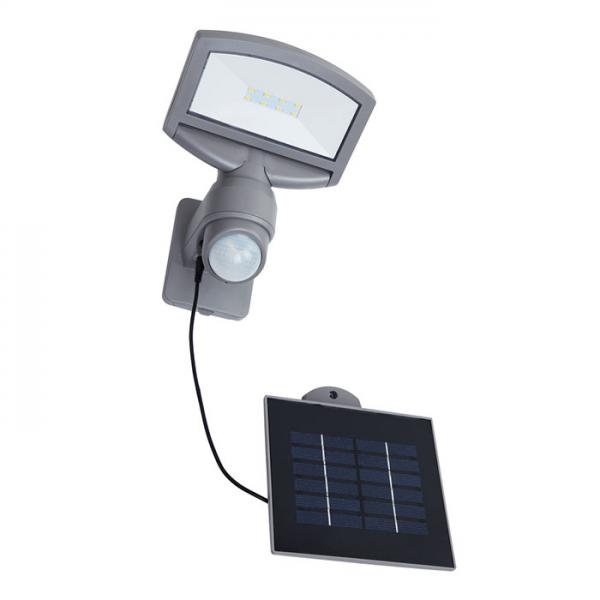 Lutec Solar Sunshine udendørslampe m/PIR-sensor og solceller - Grå