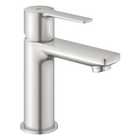 Grohe Lineare New håndvaskarmatur m/push open bundventil - Steel Grohe Lineare New håndvaskarmatur m/push open bundventil - Steel